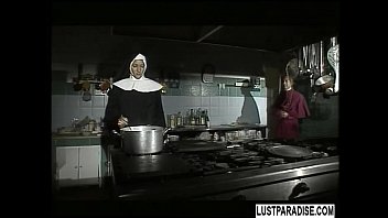 A nun having great sex