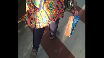 Big Indian aunty ass walking