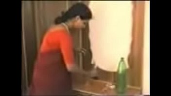 red saree lady removing dress and enjoying with young guy.3GP