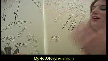 Intiation in the art of gloryhole blowjob 13