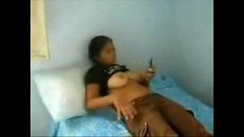 Indian shy teen girl with big boobs and hairy pussy